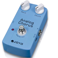 Pédale de guitare électrique JOYO série JF, distorsion, surcharge, égalisation, réverbération, compression, delay, boîtier en alliage d'aluminium.