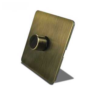 Retro EU kim loại Bảng điều chỉnh tường chuyển đổi Dimmer chuyển đổi ổ cắm, Bronzed Antique thép không gỉ Đức pháp chuyển đổi, Dimmer có thể chuyển đổi - Product Image 2