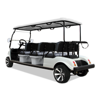 Big Scooters HDK EVOLUTION Sightseeing Pick Up Precio Mini Bus 6 Seat 48V Off-Road Electric Golf Cart For Sale Barato