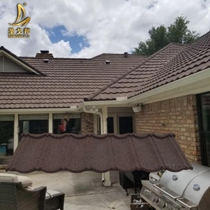 แผ่นโลหะเค<span class=keywords><strong>ล</strong></span>ือบหินสีวัสดุมุงหลังคาอินเดียรับประกัน50ปี - Product Image 5