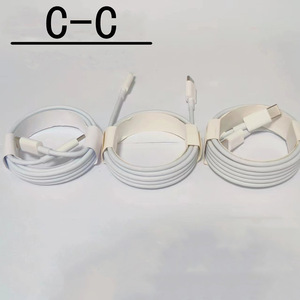 Cable de carga USB-C 6A de carga rápida para teléfonos Apple y Huawei, color blanco - Product Image 3