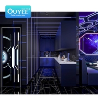 Typical Party Club Furnishing Night Pub Decoration DJ LED Light Night Club Sofa Sets