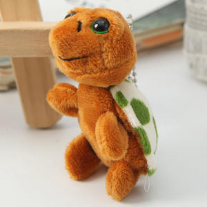 8Cm Schattige Grote Ogen Mini Schildpad Knuffel Pluche Schildpad Sleutelhanger Zacht Katoen Pop Kind Kawaii Pluche Sleutelhangers Speelgoedtas Bedel - Product Image 3