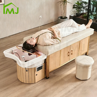 Table de massage thaïlandaise, fauteuil de lavage de cheveux, équipement de salon, lit de spa japonais pour la tête