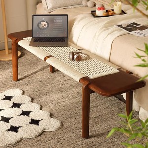 Banc de luxe nordique moderne avec certification CE européenne pour hôtels haut de gamme, appartements et villas familiales – Banc d'extrémité de <span class=keywords><strong>lit</strong></span> - Product Image 2