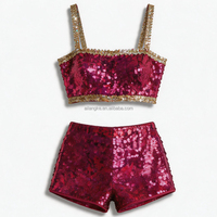 Tenue de performance pour filles, costume de danse à sequins, uniformes de majorettes, vente en gros directe usine, personnalisable