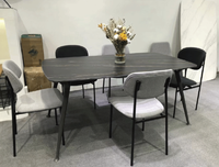 Pieds de chaise en acier noir de haute qualité à prix compétitif, pieds de table noirs modernes pour meubles