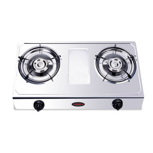 Équipement de cuisine Cuisinière à gaz en acier inoxydable Support modulant le contrôle de la sécurité Wok extérieur Cuisinière Propane GPL Barbecue - Product Image 1