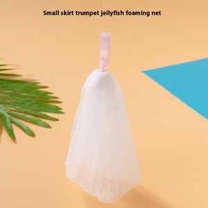 Bolsa de jabón de limpieza corporal hecha a mano de doble capa, Red de espuma de plástico al por mayor transfronteriza, guante de cepillo Simple para - Product Image 3