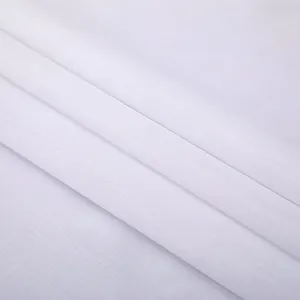 100% cotton white percale 200T textile fabric for hotel and home bed sheet