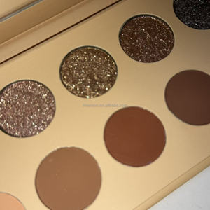OFFERTA SPECIALE <span class=keywords><strong>Palette</strong></span> Ombretti Vegana Metallizzata Scintillante Marrone Nude Diamantata ad Alta Pigmentazione con Etichetta Privata - Product Image 2