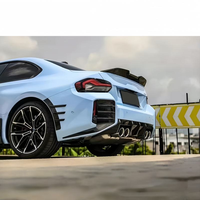 Kit carrosserie en fibre de carbone sèche pour BMW M2 G87 2023, kit de conversion amélioré avec séparateur avant, diffuseur arrière et spoiler arrière