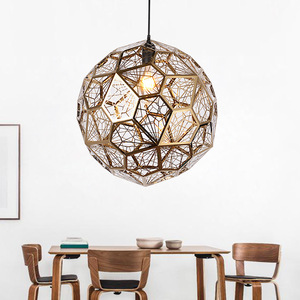 Nordic Ball <span class=keywords><strong>lampadario</strong></span> in acciaio metallo inciso personalità arte medio altezza regolabile per Bar ristorante Cafe pendente industriale - Product Image 2