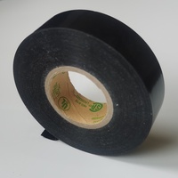 Ruban adhésif électrique en PVC noir ignifuge, imperméable, 19 mm, auto-adhésif, imprimé sur mesure