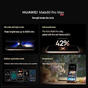 Oferta Especial: <span class=keywords><strong>Huawei</strong></span> Mate 80 Pro Max, Pantalla OLED de Doble Capa Kunlun Glass de 6.9 Pulgadas, 512 GB, 6000 mAh, Carga Rápida de 100 W/80 W, Cuádruple OIS, 5 Cámaras - Product Image 4