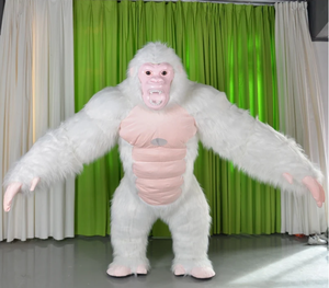 Disfraces de Mascota de Gorila Inflable <span class=keywords><strong>para</strong></span> Adultos, Traje de Gorila Ajustado, Disfraces de Mascota <span class=keywords><strong>para</strong></span> Cosplay y Alquiler - Product Image 4