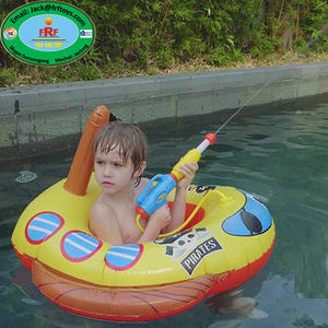 <span class=keywords><strong>Bateau</strong></span> <span class=keywords><strong>pirate</strong></span> gonflable pour enfants avec pistolet à eau, flotteur pour bébé, jeu d'eau amusant pour les fêtes d'été à la piscine - Product Image 3