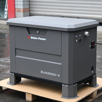 Générateur portable à essence de 5 kW, générateur tri-fuel à faible bruit, générateur double carburant pour la maison, ATS monophasé, triphasé, double alimentation