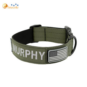 Kerah nilon taktis tanpa tarik anjing pelatihan nilon dapat disesuaikan untuk kontrol tarik dengan d-ring logam untuk anjing besar sedang <span class=keywords><strong>Multi</strong></span> Warna - Product Image 2