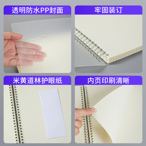 Bán buôn A5 trường nguồn cung cấp máy tính xách tay bìa cứng kế hoạch với xoắn ốc Loose-Leaf chủ đề may ràng buộc cho nhật ký tổ chức - Product Image 3