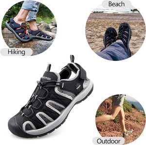 <span class=keywords><strong>Sandalias</strong></span> Cerradas Knixmax <span class=keywords><strong>para</strong></span> <span class=keywords><strong>Mujer</strong></span> y Hombre, Tallas 36-46, <span class=keywords><strong>para</strong></span> <span class=keywords><strong>Senderismo</strong></span> de Verano, Deportes al Aire Libre, Trekking y Excursionismo - Product Image 5