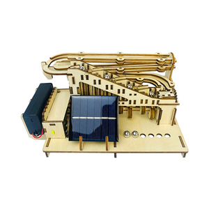 IIECREATE solaire marbre course course bricolage jouet Kit <span class=keywords><strong>3D</strong></span> en bois <span class=keywords><strong>Puzzle</strong></span> labyrinthe boule assemblage <span class=keywords><strong>Puzzle</strong></span> éducatif pour unisexe enfants 5 7 ans - Product Image 6