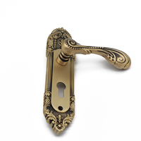 Poignée de porte intérieure de luxe en laiton massif, design d'italie, vintage, livraison gratuite
