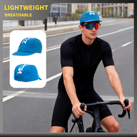 Gorras de Ciclismo Personalizadas, Flexibles, Plegables, con Visera, Gorra de Campamento, Gorra de Running con Logotipo Impreso, Gorra Elástica para Ciclismo