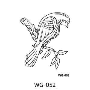 Autocollants de tatouage aux herbes sans eau, imperméables, élégants, motifs <span class=keywords><strong>animaux</strong></span> cool, non réfléchissants, longue durée, décalcomanies corporelles modernes - Product Image 5