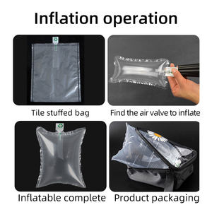 Mengisi kemasan bantal udara tas Dunnage plastik tas bantalan udara bahan sisipan yang indah untuk kotak - Product Image 4
