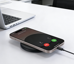 <span class=keywords><strong>Chargeur</strong></span> sans fil 15W Adaptateur de charge rapide <span class=keywords><strong>Chargeur</strong></span> sans fil à deux bobines pour smartphones - Product Image 4