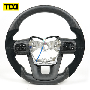 Volante de Fibra de Carbono Real TDD Compatible con Toyota Sport, Estilo Racing en Forma de D, Personalizable - Product Image 2