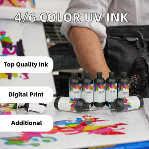 หมึกพิมพ์ดิจิตอล Forest UV Series UV สำหรับงานพิมพ์ 4/6 สี คุณภาพสูง บรรจุขวด 1000 มล. สำหรับหัวพิมพ์ Ricoh ลายการ์ตูนน่ารัก - Product Image 2