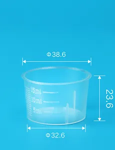 PP Plastic 5ml 10ml 15ml 20ml 30ml 55ml Liquid Scale Measurement Cup Medicine Measuring Cups In All Size