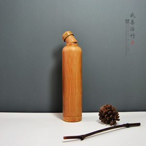 <b>Bamboo</b> Water Bottle 500Ml Eco Friendly Sports Drink <b>Container</b> For Outdoor Use - Product Image 2