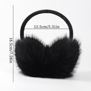 Оптовая продажа, мужские и женские наушники с защитой от холода, мягкие пушистые плюшевые наушники из искусственного меха, теплые зимние теплые наушники - Product Image 1