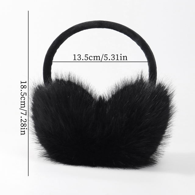 Wholesale Men Women Earflap Outdoor Cold Protection Earmuffs Ear Cover Soft Furry Plush Faux Fur Ear Warmer Winter Warm Earmuffs