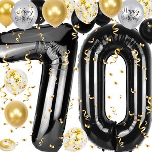Decoraciones <span class=keywords><strong>de</strong></span> Globos con Números <span class=keywords><strong>para</strong></span> el 40.º <span class=keywords><strong>Cumpleaños</strong></span>, <span class=keywords><strong>para</strong></span> Hombres y Mujeres, Globos <span class=keywords><strong>de</strong></span> Goma Reutilizables, 18 Piezas <span class=keywords><strong>de</strong></span> Varios Tamaños - Product Image 4