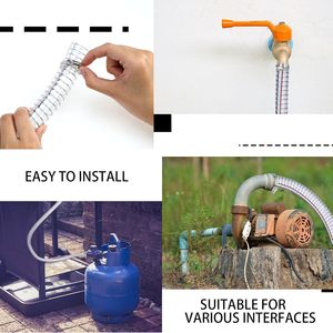 <span class=keywords><strong>Tuyau</strong></span> en spirale renforcé de fil d'acier en <span class=keywords><strong>PVC</strong></span> durable pour l'utilisation de l'eau Norme ISO9001 Spécification 3/8-10 pouces - Product Image 6