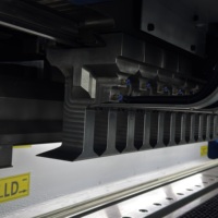 Plieuse de tôle entièrement automatique de 3200 mm, changement d'outil et plieuse de panneaux pour la fabrication de portes en acier/d'ascenseurs
