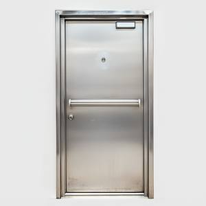 <span class=keywords><strong>Porte</strong></span> <span class=keywords><strong>d</strong></span>'<span class=keywords><strong>entrée</strong></span> <span class=keywords><strong>en</strong></span> acier ignifugée avec seuil et rampe rétractable pour l'accès <span class=keywords><strong>en</strong></span> fauteuil roulant dans les cliniques - Product Image 2