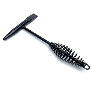 Martillo de soldadura con mango de resorte de 18 pulgadas, de acero con alto contenido de carbono, cara rectangular, herramienta para eliminar escoria y óxido - Product Image 5