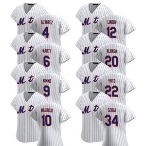 Maillots de baseball domicile <span class=keywords><strong>New</strong></span> <span class=keywords><strong>York</strong></span> 2025 personnalisés, grandes tailles, uniformes brodés avec logo, blanc - Product Image 1