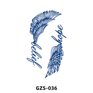 MOONLIGHT 2023 Nouvelle Arrivée Autocollants de <span class=keywords><strong>Tatouage</strong></span> <span class=keywords><strong>Semi</strong></span>-Permanents à Base de Jus et d'Herbes, Bleu Mat, Personnalisables, Style Frais, Lettrage pour Hommes - Product Image 3