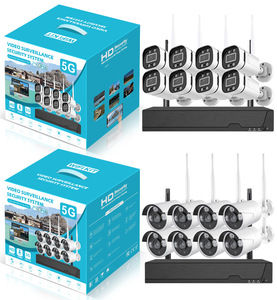 Caméra extérieure étanche haute définition 8CH AHD CCTV 1080P avec fonction de vision nocturne étanche sans version de disque dur - Product Image 1