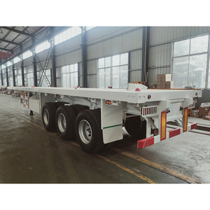 Semirremolque de 3 ejes de 20 pies y 45 pies con cerraduras giratorias a la venta - Product Image 2