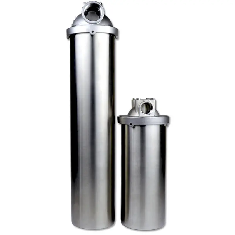 10 20 inch big 4.5'' stainless steel water filter housing with high temperature high pressure acid corrosion