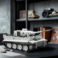 Nouveaux produits Char lourd allemand Panzer VI Tiger S04 de la Seconde Guerre mondiale Modèle militaire Panzer Kit de modèle de char Tiger Blocs de construction de modèle de char