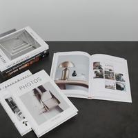 Simple anglais décoration Magazine langue étrangère Simulation livre modèle chambre étagère décorations photographie accessoire livre