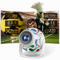 Topleo Vidéoprojecteur Intelligent Correction Trapézoïdale Automatique Mini Home Cinéma LCD Film Intelligent Portable 4K Android